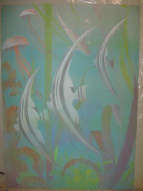 Angel Fish 24" x 33"