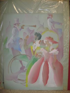 The Trumpet Blows 25" x 33"