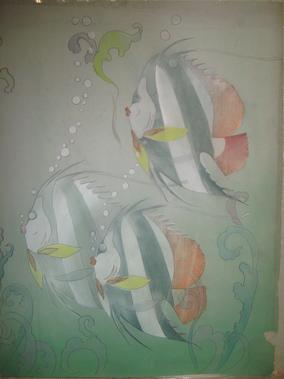 Tropical Fish 25" x 32"