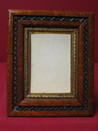 2008518-0000 Antique Frame With Attached Easel at Antique Picture Frames, Ltd.